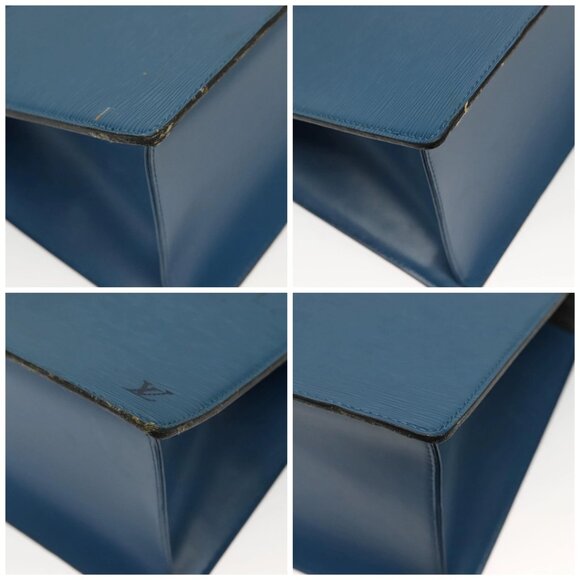 LOUIS VUITTON Epi Riviera Hand Bag Blue M48185 LV Auth 137894 - Picture 16 of 16